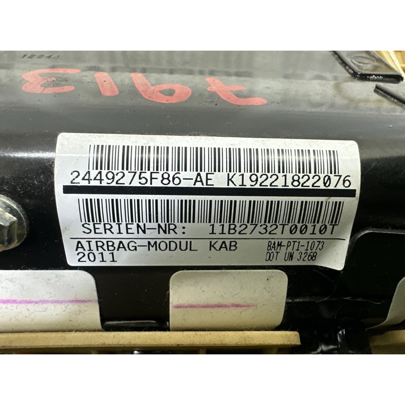 Airbag коленей (airbag/безопасность) BMW X3 F25 2012 3.0 72129221822