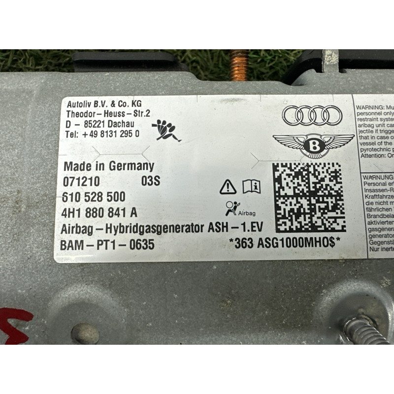 Airbag коленей (airbag/безопасность) AUDI A8 D4 2011 4.2 CDRA 4H1880841A