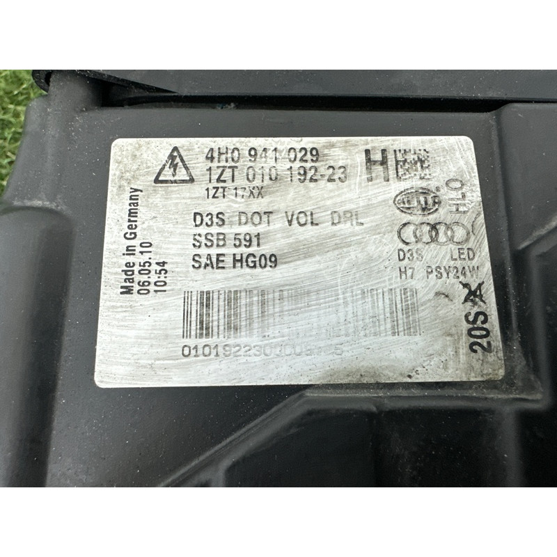 Фара (оптика) AUDI A8 D4 2011 4.2 CDRA 4H0941029H