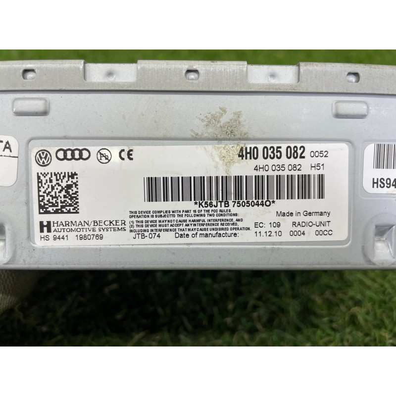 Блок управления мультимедиа (электрика / блок управления) AUDI A8 D4 2011 4.2 CDRA 4H0035080