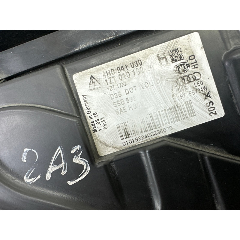 Фара (оптика) AUDI A8 D4 2011 4.2 CDRA 4H0941030H