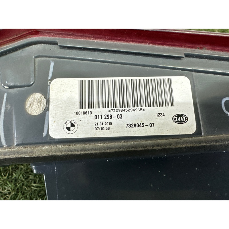 Задний фонарь (оптика) BMW X5 F15 2015 4.4 63217329045