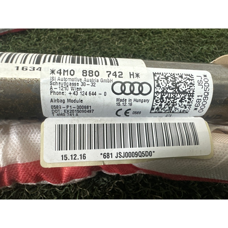 Airbag шторка (airbag/безопасность) AUDI Q7 4M 2017 2.0 TFSI 4M0880742H