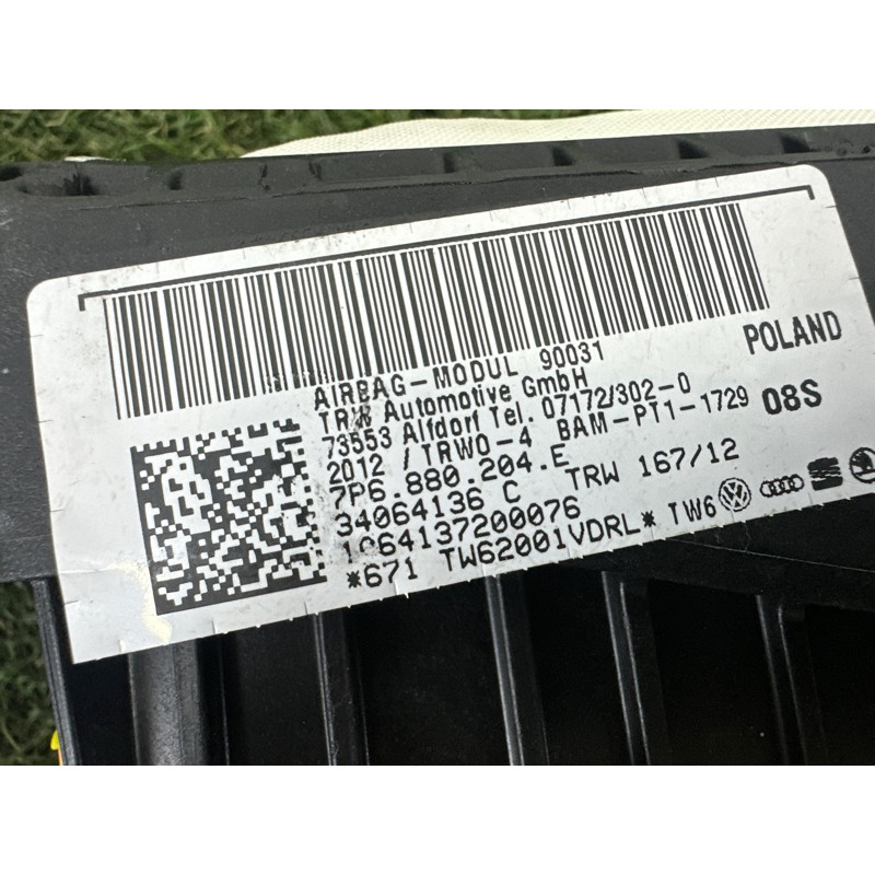 Airbag торпеды (airbag/безопасность) Volkswagen Touareg NF 2013 3.0 Hybrid 7P6880204E