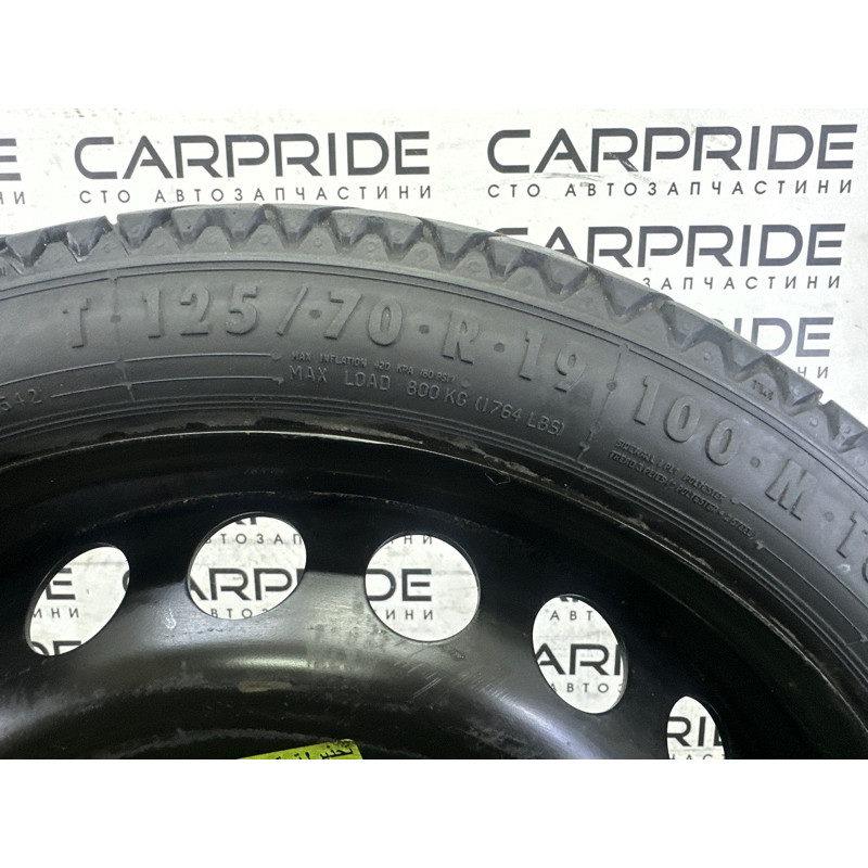 Запасне колесо (аксессуары) AUDI A4 B8 2014 2.0 TFSI 8K0601027D