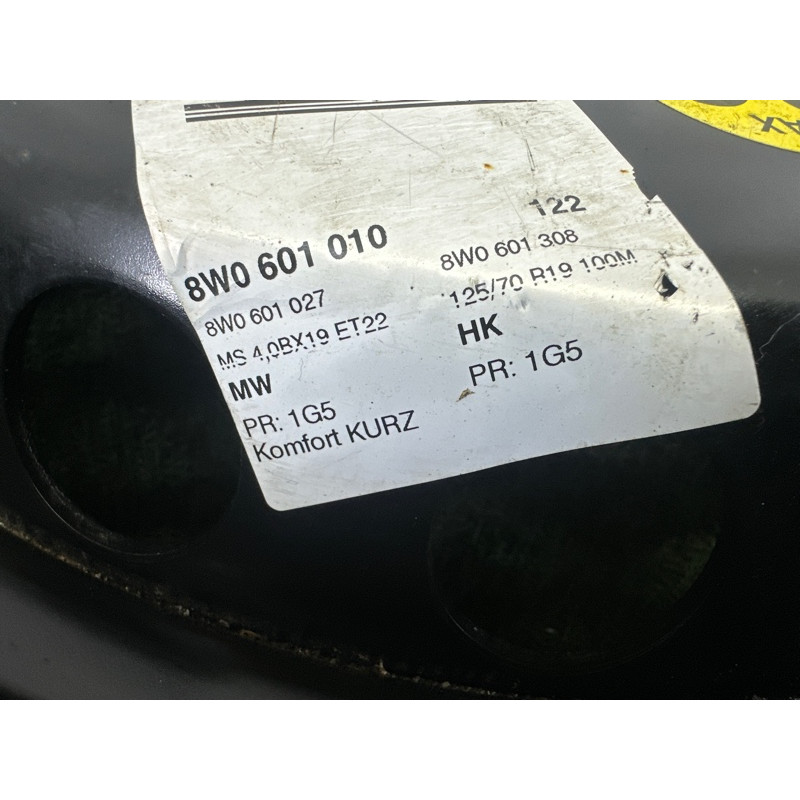 Запасное колесо (аксессуары) AUDI A4 B9 2017 2.0 TFSI 8W0601027