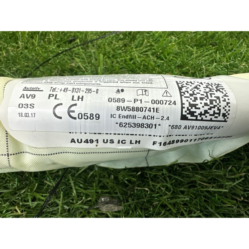 Airbag шторка (airbag/безопасность) AUDI A4 B9 2017 2.0 TFSI 8W5880741E