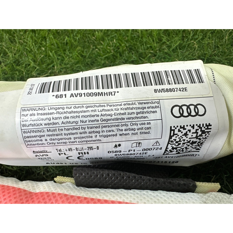 Airbag шторка (airbag/безопасность) AUDI A4 B9 2017 2.0 TFSI 8W5880742E