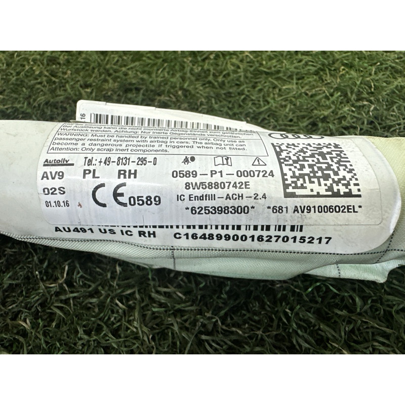 Airbag шторка (airbag/безопасность) AUDI A4 B9 2017 2.0 TFSI 8W5880742E