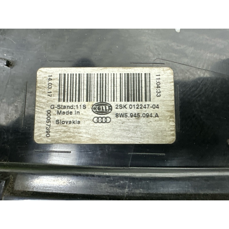 Задний фонарь (оптика) AUDI A4 B9 2017 2.0 TFSI 8W5945094A