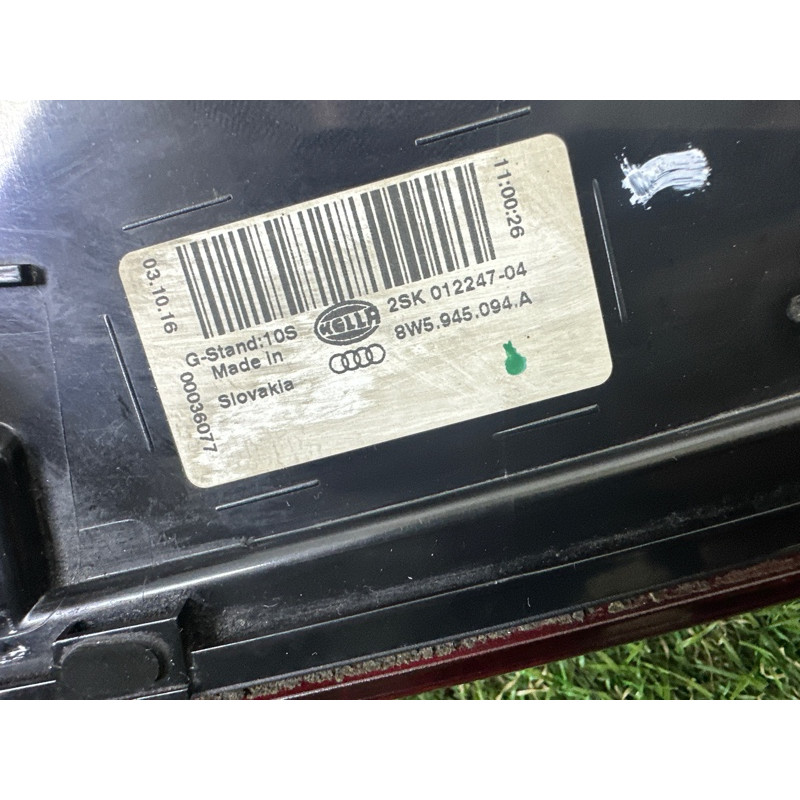 Задний фонарь (оптика) AUDI A4 B9 2017 2.0 TFSI 8W5945094A