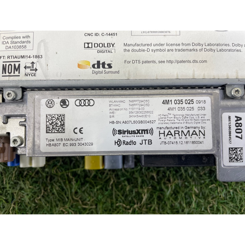 Блок управления мультимедиа (электрика / блоки управления) AUDI Q7 4M 2017 2.0 TFSI 4M1035027