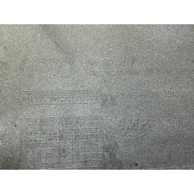 Бампер (наружные элементы кузова) AUDI A4 B9 2017 2.0 TFSI 8W5807067GRU