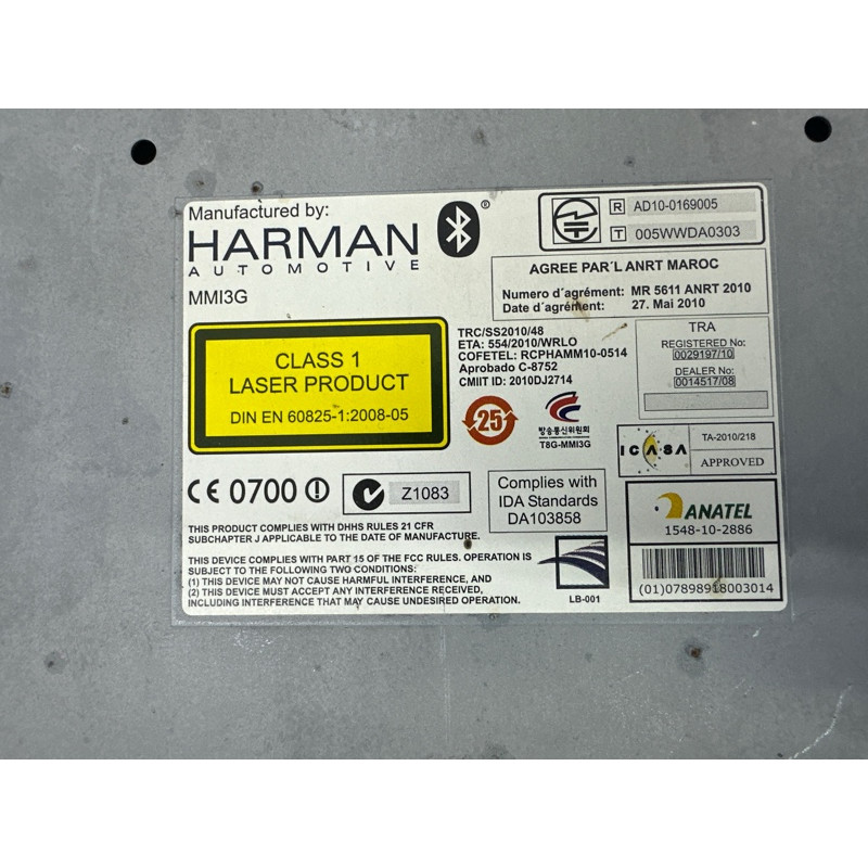 Блок управления мультимедиа (электрика / блок управления) AUDI Q5 8R 2012 3.2 8T1035664D