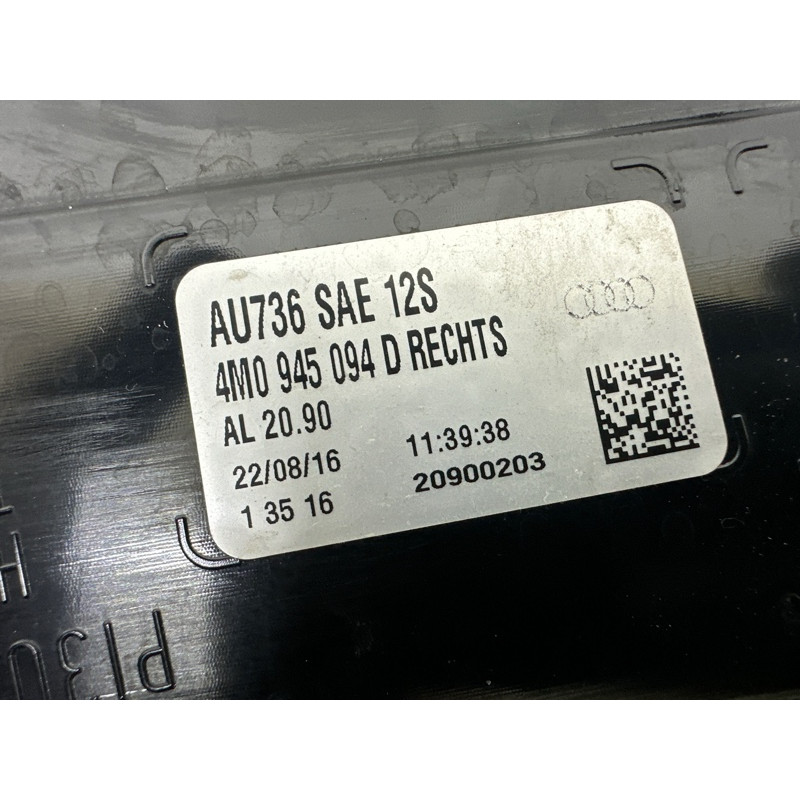 Задний фонарь (оптика) AUDI Q7 4M 2017 3.0 TFSi 4M0945094D