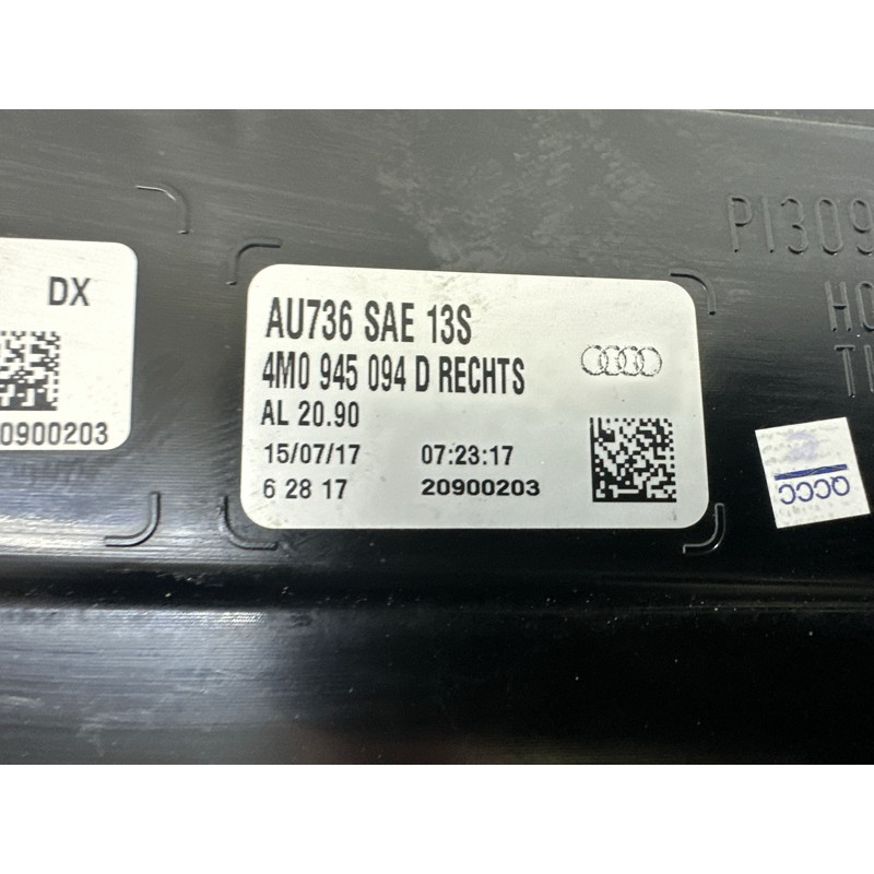 Задний фонарь (оптика) AUDI Q7 4M 2017 2.0 TFSI 4M0945094D