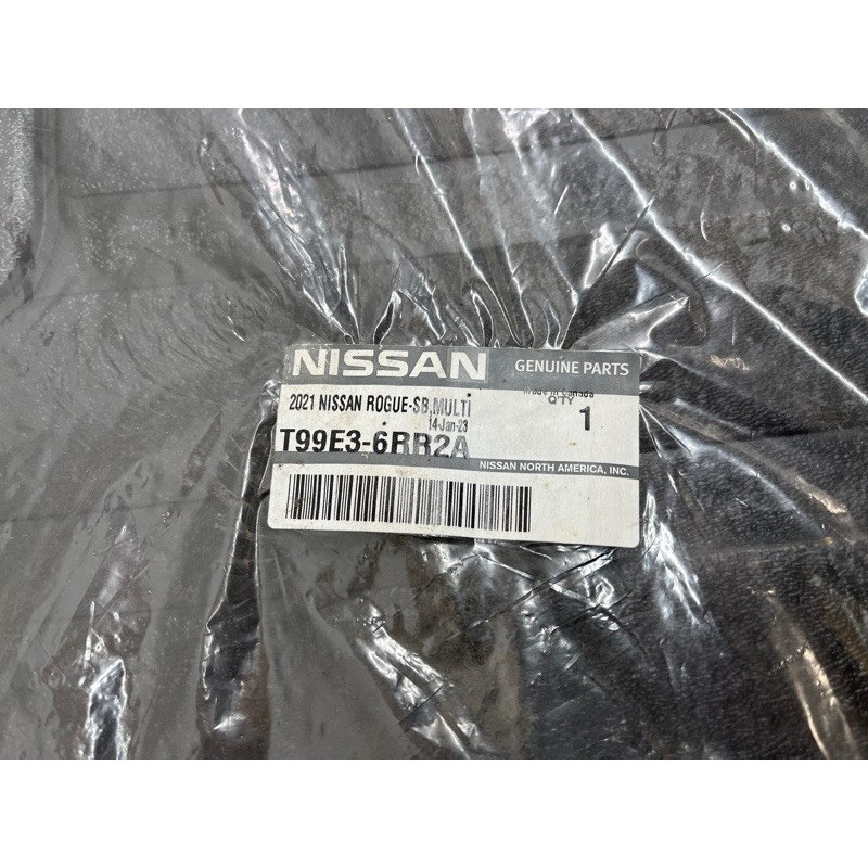 Коврик багажника на спинке сидений (салон) Nissan Rogue T33 2023 1.5 KR15DDT T99E36RR2A