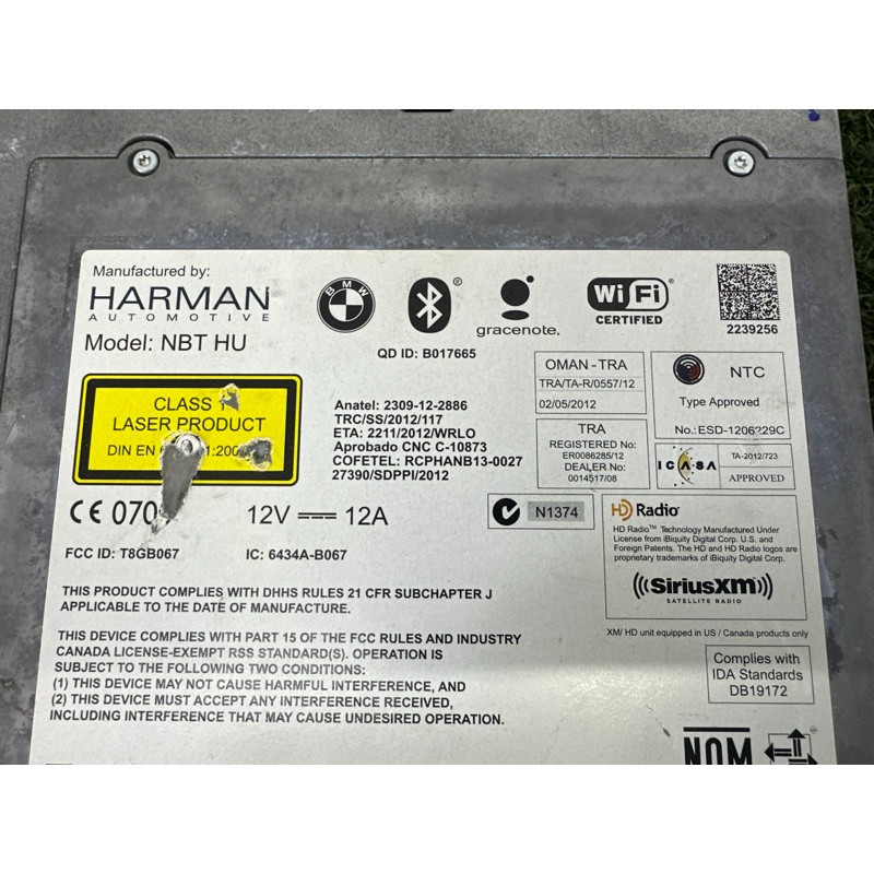 Блок управления мультимедиа (электрика / блок управления) BMW X5 F15 2015 4.4 65126826793