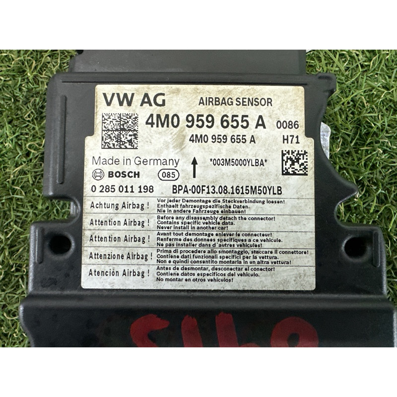 Блок управления airbag (airbag/безопасность) AUDI Q7 4M 2017 3.0 TFSi 4M0959655A