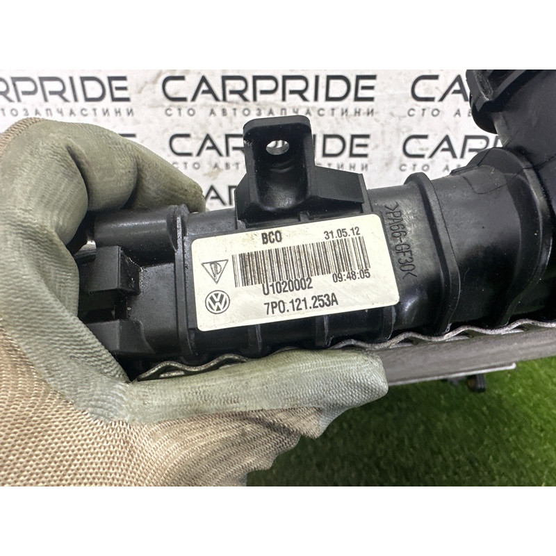 Радиатор охлаждения (система охлаждения) Volkswagen Touareg NF 2013 3.0 Hybrid 7P0121253A