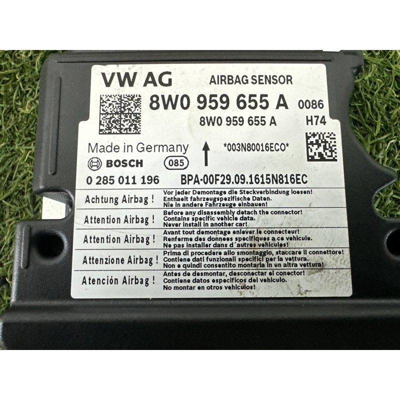 Блок управления airbag (airbag / безопасность) AUDI A4 B9 2017 2.0 TFSI 8W0959655A