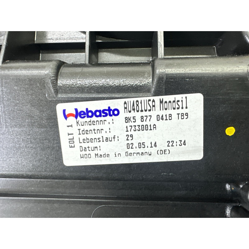 Люк (кузов и элементы) AUDI A4 B8 2014 2.0 TFSI 8K5877049A