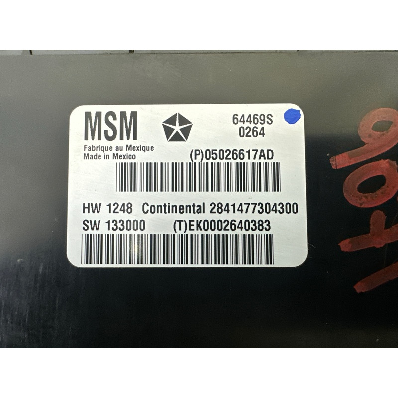 Блок управления сиденьем (электрика / блоки управления) Jeep Grand Cherokee WK2 2014 3.0 Diesel 5026617AD