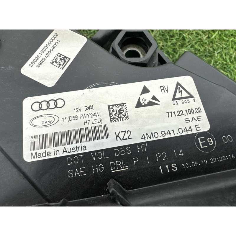 Фара (оптика) AUDI Q7 4M 2017 2.0 TFSI 4M0941044E