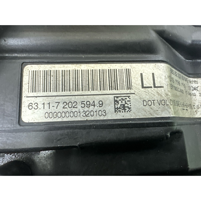 Фара (оптика) BMW 3-series E90 2010 3.0 N54 63117240262