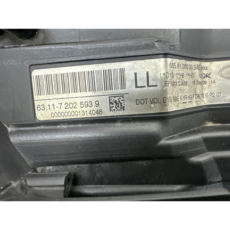 Фара (оптика) BMW 3-series E90 2010 3.0 N54 63117240261