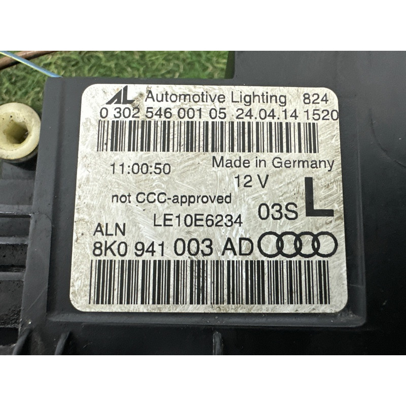Фара (оптика) AUDI A4 B8 2014 2.0 TFSI 8K0941003AD