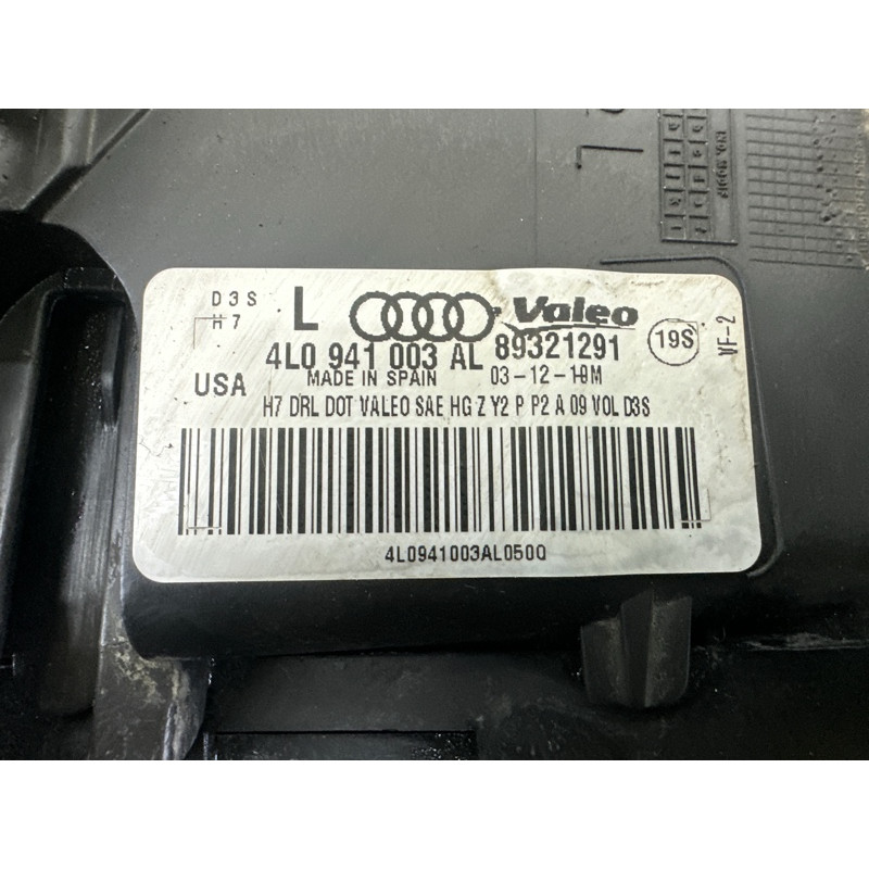 Фара (оптика) AUDI Q7 4L 2011 3.0 TFSi 4L0941003AL