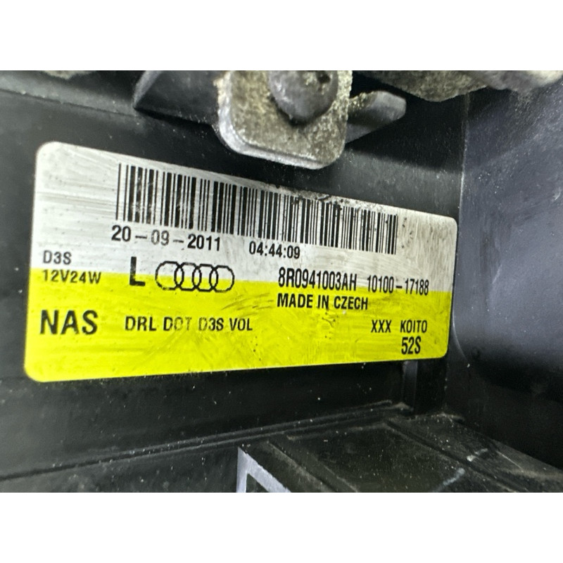 Фара (оптика) AUDI Q5 8R 2012 3.2 8R0941029AH