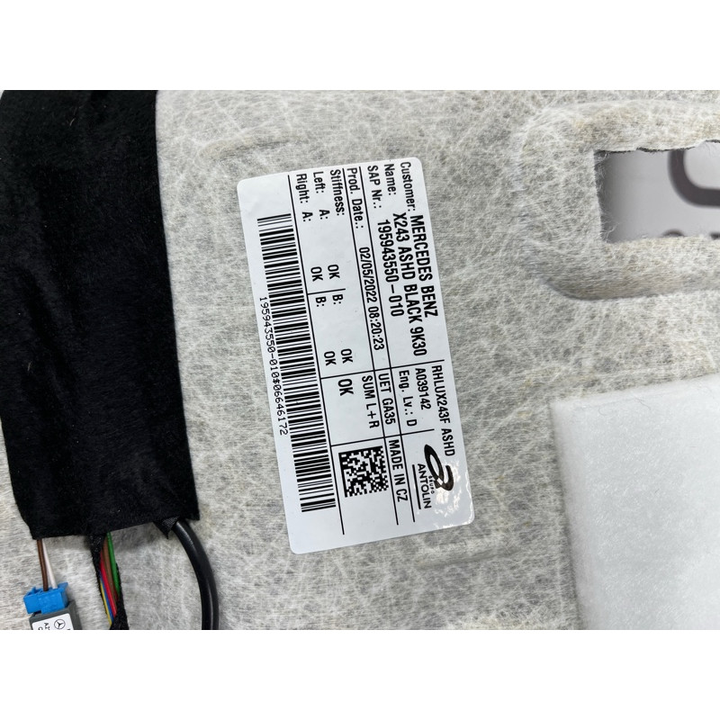 Обшивка потолка (салон) Mercedes-Benz EQB 350 X243 2022 A24369035019K30