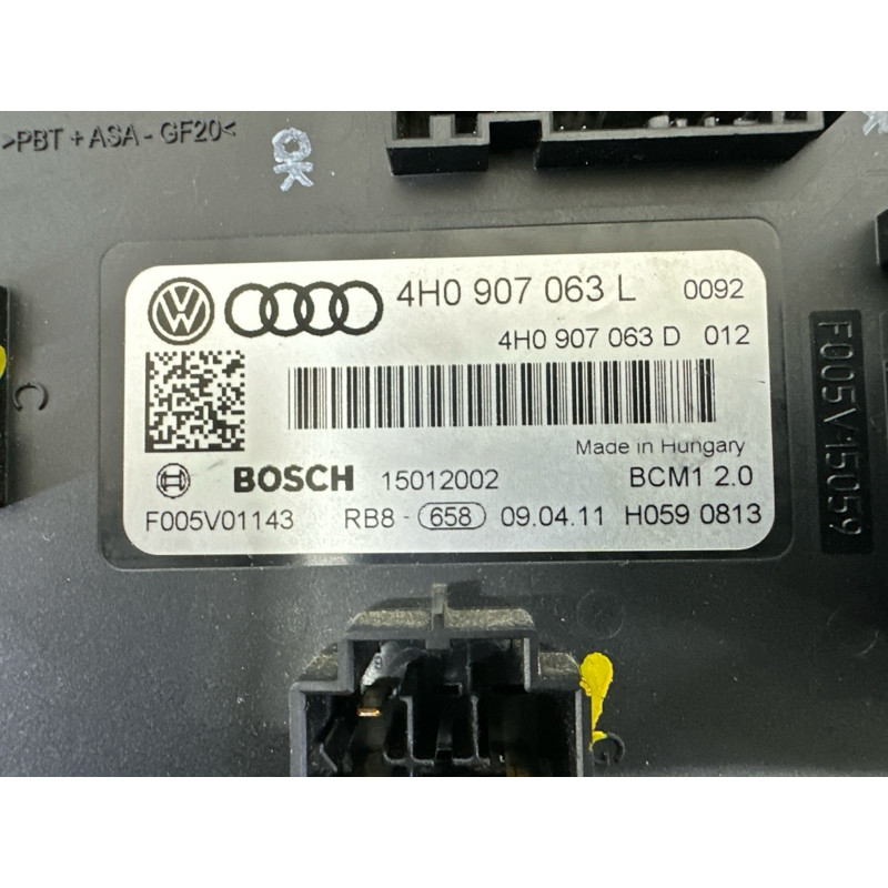 Модуль BCM (электрика / блоки управления) Volkswagen Touareg NF 2011 3.6 4H0907063L