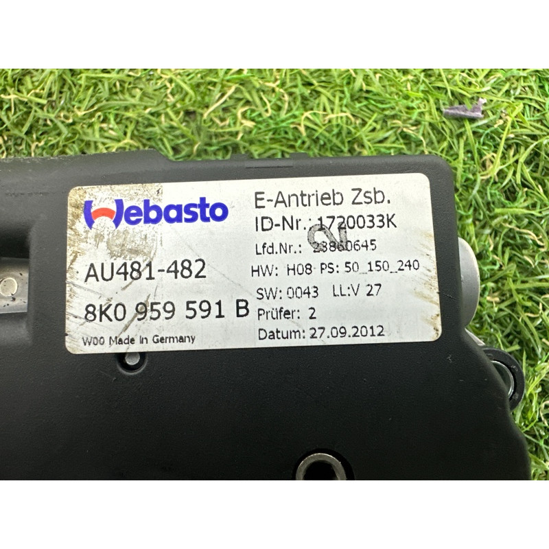 Мотор люка (электрика) AUDI A4 B8 2013 2.0 TFSI 8K0959591B