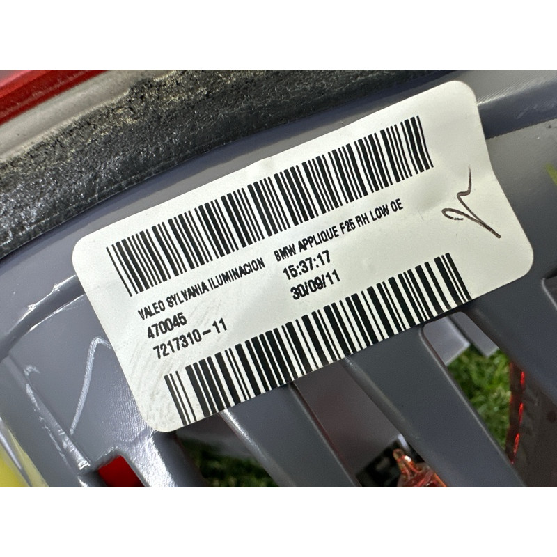 Задний фонарь (оптика) BMW X3 F25 2012 3.0 63217217310