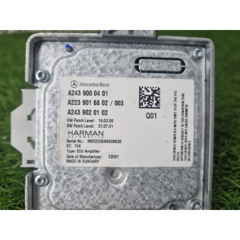 Усилитель звука (электрика) Mercedes-Benz EQB 350 X243 2022 A2439000401