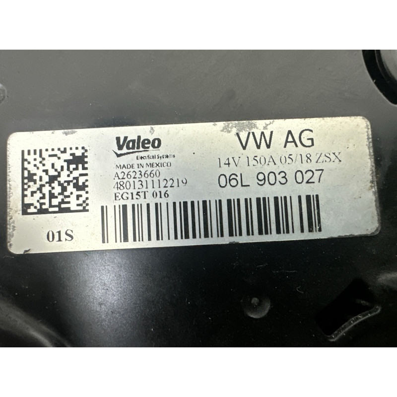 Генератор (электрика) AUDI Q5 FY 2018 2.0 DAYB 06L903027