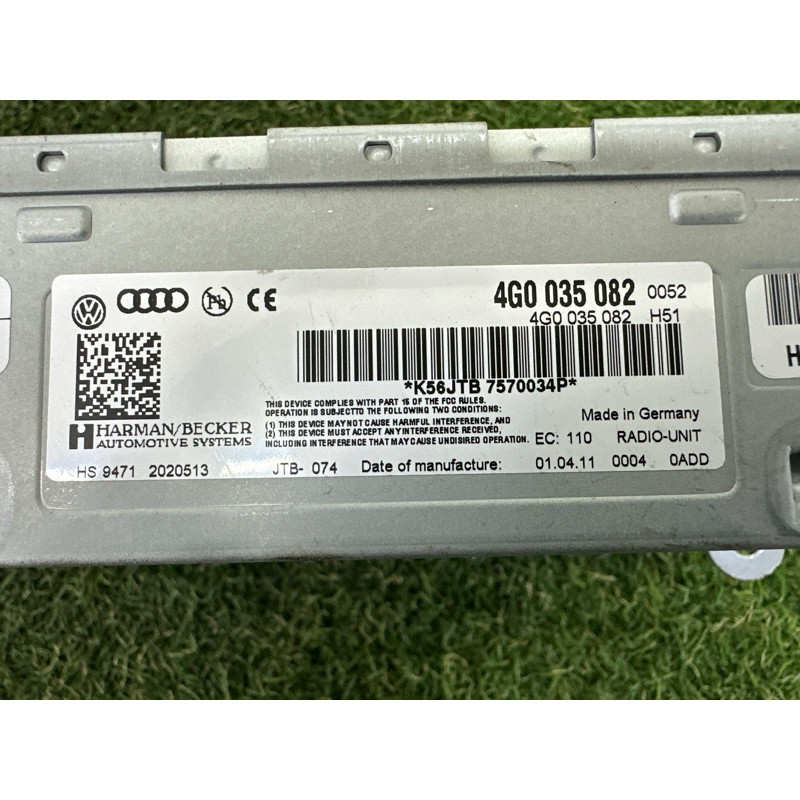 Блок радиоприемника (электрика / блоки управления) Volkswagen Touareg NF 2011 3.6 4G0035080