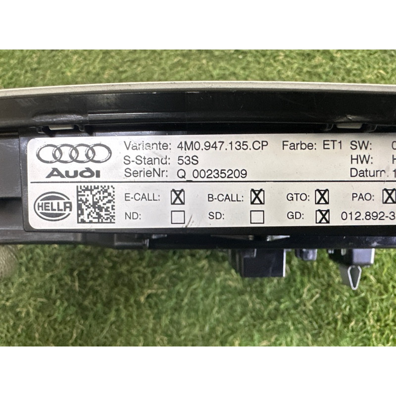 Плафон салона (салон) AUDI Q7 4M 2017 2.0 TFSI 4M0947135CPET1