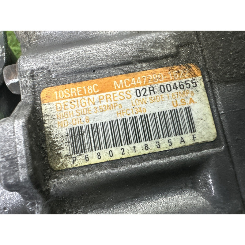 Компрессор кондиционера (отопление и кондиционирование) Jeep Grand Cherokee WK2 2014 3.0 Diesel 68021835AF