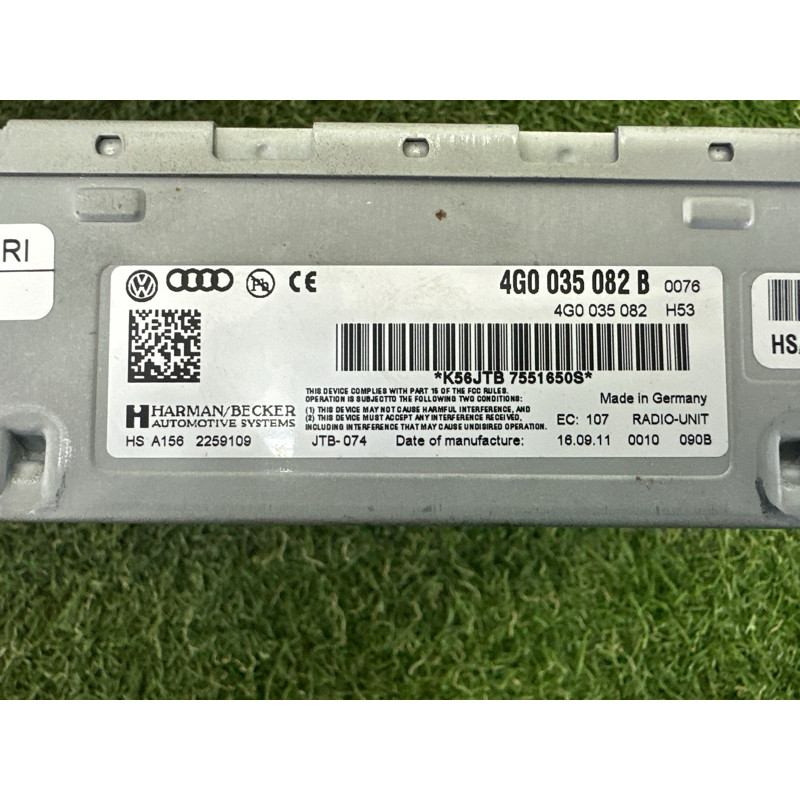 Блок радиоприемника (электрика / блоки управления) AUDI Q5 8R 2012 3.2 4G0035080B