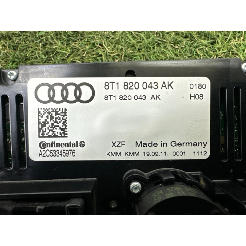 Блок управления климат-контролем (электрика / блоки управления) AUDI Q5 8R 2012 3.2 8T1820043AKXZF