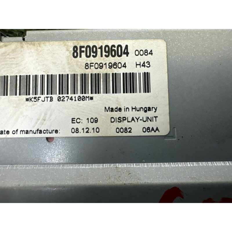 Монитор (электрика) AUDI Q7 4L 2011 3.0 TFSi 8R0919604A