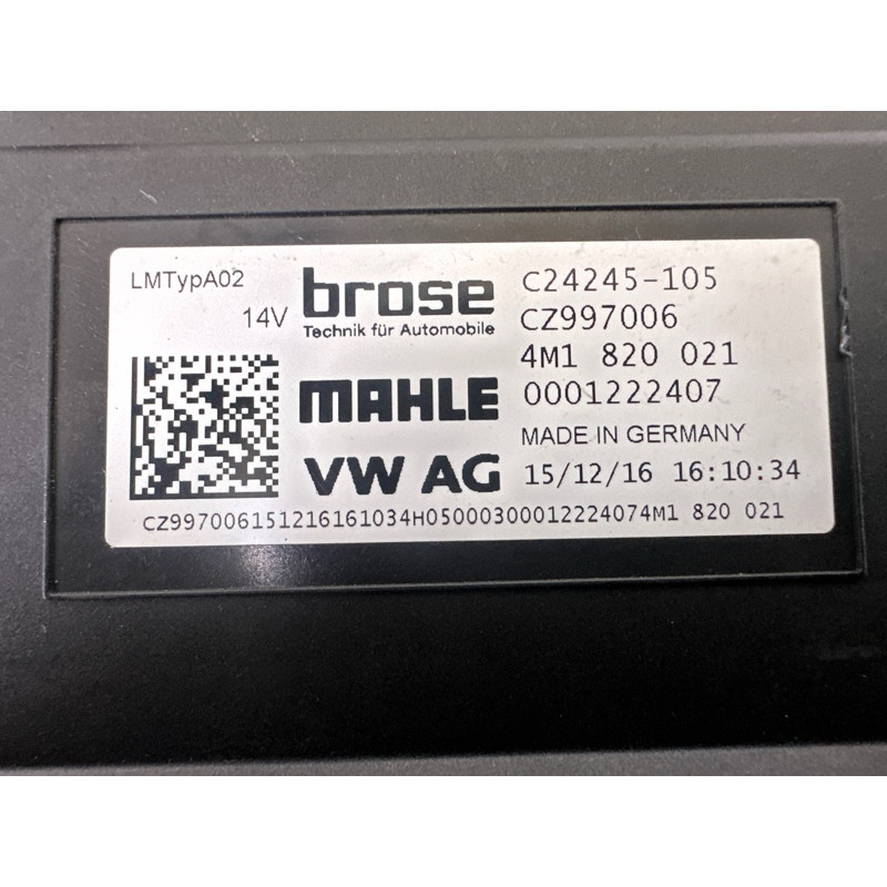 Мотор печки (отопление и кондиционирование) AUDI Q7 4M 2017 2.0 TFSI 4M1820021C