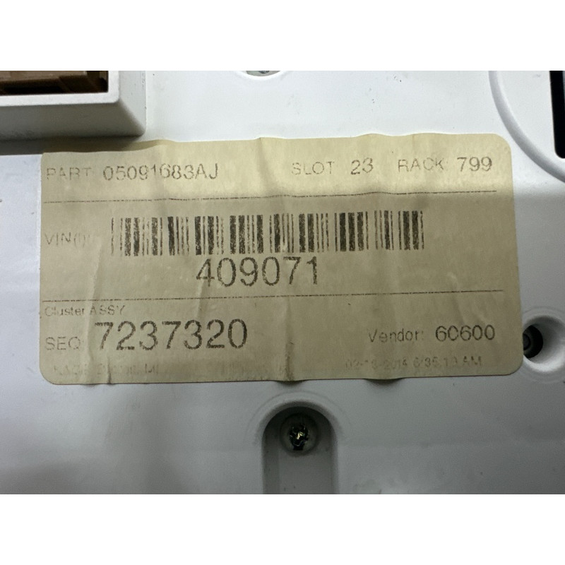Панель приборов (салон) Jeep Grand Cherokee WK2 2014 3.0 Diesel 5091683AJ