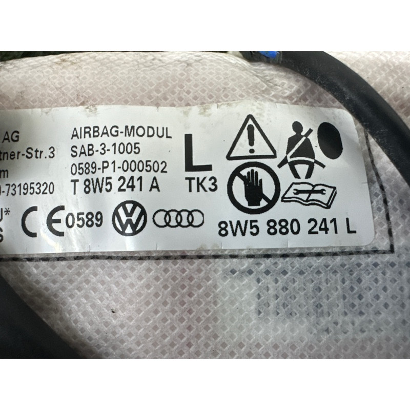 Airbag сидения (airbag / безопасность) AUDI A4 B9 2017 2.0 TFSI 8W5880241L
