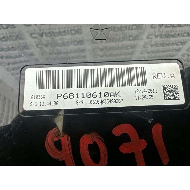 Блок управления климат-контролем (электрика / блоки управления) Jeep Grand Cherokee WK2 2014 3.0 Diesel 68110610AK