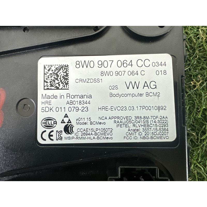 Модуль BCM (электрика / блоки управления) AUDI A4 B9 2017 2.0 TFSI 8W0907064CC